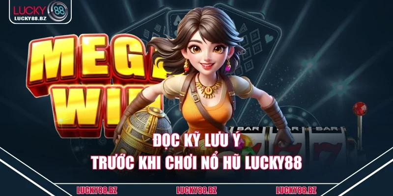 Đọc kỹ lưu ý trước khi chơi nổ hũ lucky88
